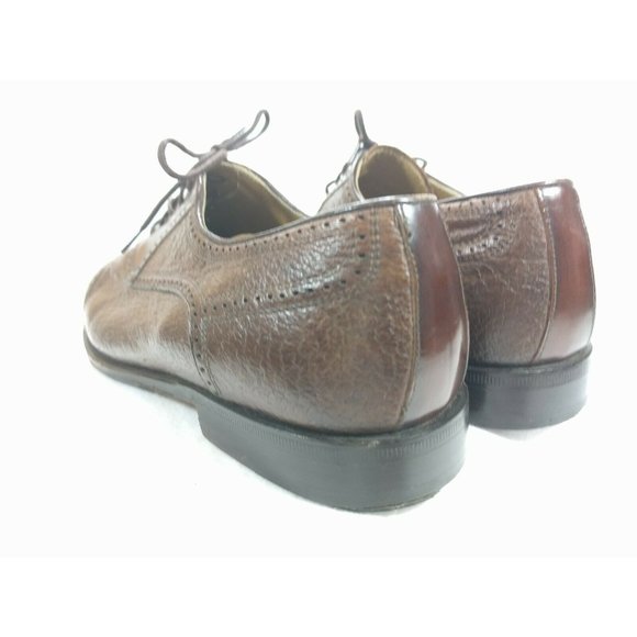 Johnston Murphy Domani Brown Italian Leather 7 M - Picture 9 of 11